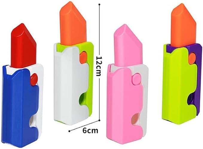 Children Props 3D Print Gravity Cub Jump Small Radish Carrot Knife Mini Model Fun Toy